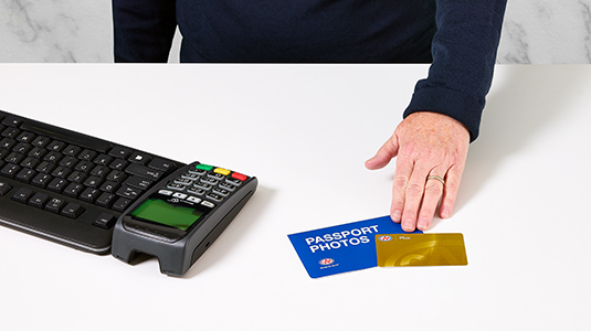 Paying for passport photos