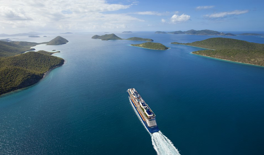 Celebrity Cruises - Aerial Image
