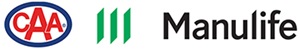 CAA logo along with Manulife logo.