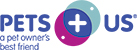 Pets Plus Us logo.