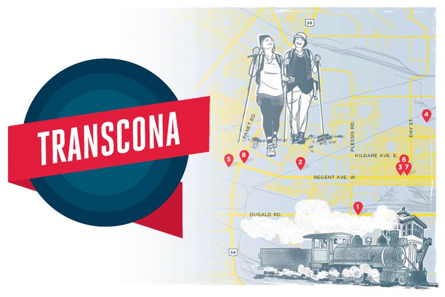 Map of Transcona