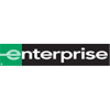 Enterprise car rental corporate logo with stylized letter E on green background and remaining letters in white on a black background