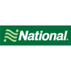 National car rental corporate logo stylized letter N with white letters on dark green background