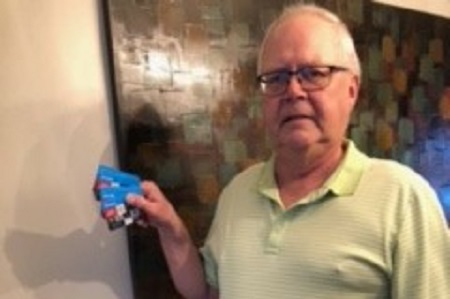Dine On Us contest winner Henry H. of Altona.