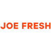 Joe Fresh coporate logo orange letters on white background