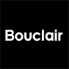 Bouclair corporate logo white letters on black background