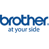 Brother logo in blue coloured lettering on a white background.
