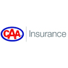 CAA Insurance logo red letters in a blue surround, with word Insurance in grey