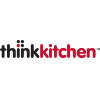 Think Kitchen logo lowercase letters in black and red