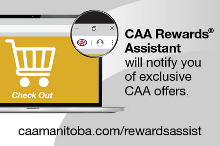 Image title CAA Rewards Assistant will notify you of exclusive CAA offers.