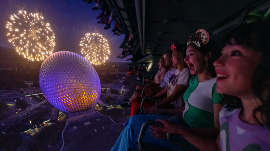 Image showing stylized globe at entrance to Epcot Theme Park.