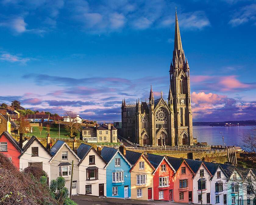 Cathedral and houses