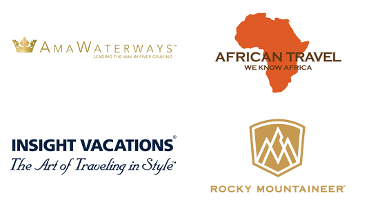 Travel expo partner logos