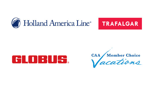 Travel expo partner logos