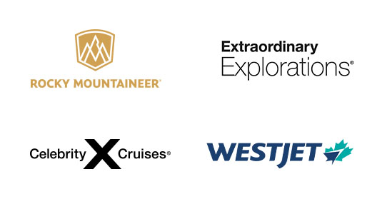 Travel expo partner logos