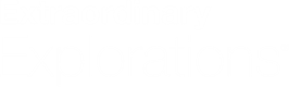 Extraordinary Explorations logo in white lettering.