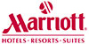 Marriott logo in red lettering.