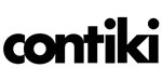 Contiki logo featuring lowercase block letters in black.